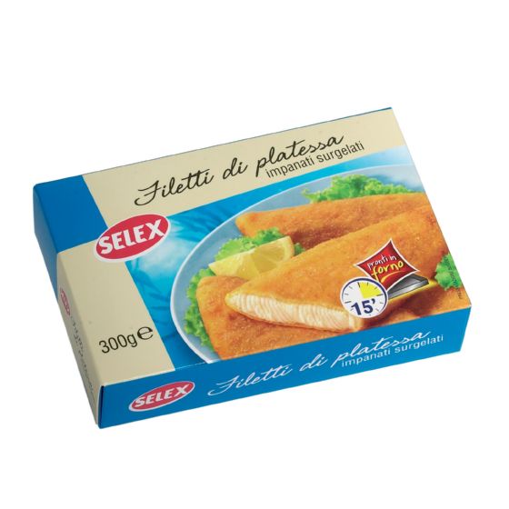 selex filetti di platessa impanati surgelati 300 g, scheda ...